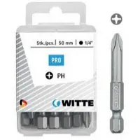 Witte Ph 1 Tin Phillips Kruiskopschroevendraaierbit 5 Eenheden