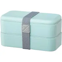 Hama 181595 1x2 Lunchbox stapelb. 500ml auslaufsicher, pastellbl. 181595