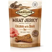 Carnilove Gedroogde Kwartel-en Kiprepen 100g 12 Eenheden