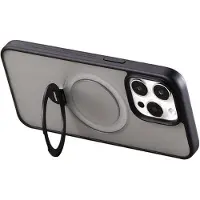 JOYROOM Magnetisch beschermhoesje met houder JR-BP004 voor iPhone 15 Pro (zwart) (iPhone 15 Pro), Smartphonehoes, Zilver