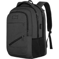 TRVLMORE Rugzak - 36L - 17 inch - Laptop Rugtas - Schooltas - Unisex - Spatwaterdicht Antraciet