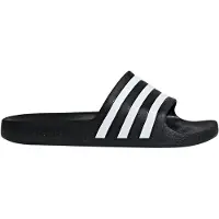 Adidas Muiltjes 'Adilette Aqua' zwart / wit