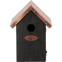 Esschert Design Nestkast winterknng 14x11x20 zwart/koper