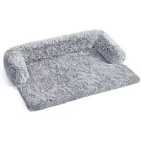 Feandrea FluffyHug hondenmand voor kleine en middelgrote honden, Ombre grijs / XXL (122 x 95 x 18 cm)