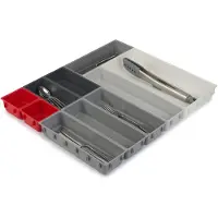 Joseph Joseph Lade organizer Duo Drawer Organiser Set Grijs (10-delig)