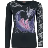 Spiral - Gothic Shirt met lange mouwen - Maternal Instincts - S tot XXL - voor Vrouwen - zwart | Maat S