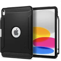Spigen Rugged Armor Backcover voor de Apple iPad 11 (2025) 11 inch A16 / iPad 10 (2022) 10.9 inch - Black