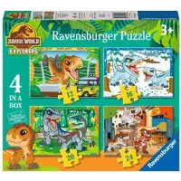 Ravensburger puzzel Jurassic World Explorers - Legpuzzel - 12, 16, 20, 24 stukjes