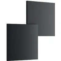 Lodes Puzzle Wand / Plafondlamp Double Square | 3000K | Matt Black