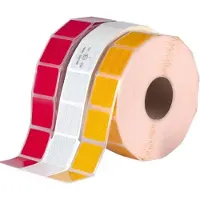 ABC-led Reflecterende Tape Wit - 5x5 cm Stickers - Rol 50 meter - Flexibele Ondergrond - gecertificeerd ECE R104