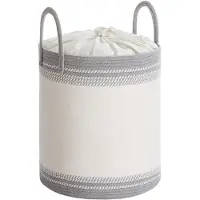 Songmics - Wasmand - Wassorteerder - Handgrepen - Dekens en Kledingopslag - Slaapkamer en Wasruimte