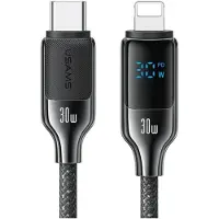 Usams Usb-C Naar Lightning Kabel 30W 1,2M Voor Iphone 11 12 13 Snellader