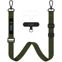 TechProtection Rope Universeel Crossbody Draagkoord Voor Elke Telefoon Groen