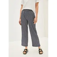 Cecil Dames Crepe broek met rechte leg - Blauw - XL