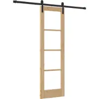 vidaXL Schuifdeur ORKDAL Naturel 61 x 198,5 cm