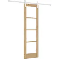 vidaXL Schuifdeur ORKDAL Naturel 61 x 198,5 cm