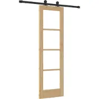 vidaXL Schuifdeur ORKDAL Naturel 61 x 198,5 cm