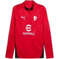 Puma AC Milan Trainingstrui 1/4-Zip 2025-2026 Rood Zwart Wit