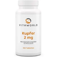 Vita-World GmbH koper 2mg 365 tabletten