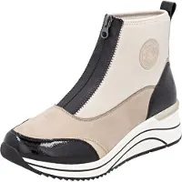 Remonte Boots 'Enkellaarsjes Plat' offwhite