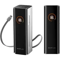 EcoFlow RAPID Pro Powerbank 27650 mAh Fast Charge Nikkel-mangaan-kobalt USB-C Zwart Statusweergave
