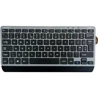 Posturite ErgoSlide Compact mini toetsenbord Draadloos Bluetooth US grijs/zwart