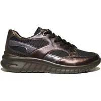 Hartjes Sneaker Women Wave Shoe Nappa Hazelnut Black-Schoenmaat 41,5