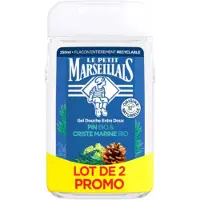 Le Petit Marseillais 2 x douchegel Pin et Criste Marine 250ML
