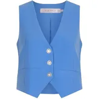 Esqualo Gilet Short City Blue Maat: 42 | Gilets Outlet | Dames | Blauw