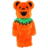 MEDICOM TOY 400% Bearbrick - Grateful Dead - Dancing Bears (Costume Ver. Orange)