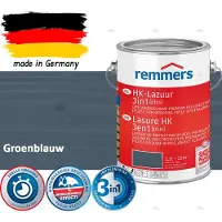 Remmers HK Lazuur 3-in-1 [plus] Groenblauw - Premium Houtbeits voor Buiten | Transparant, Sneldrogend, Oplosmiddelarm | 2,5Liter