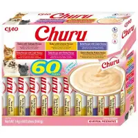 Churu INABA Churu Variety box Tuna - Kattensnoepje - 60 x 14g