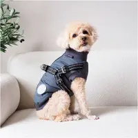 Nordic Paws - Dogcoat Thor with harness 45cm - Anthracite - L