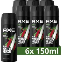 Axe Deodorant spray Africa 6 x 150 ml