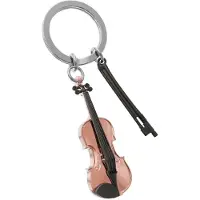 Metalmorphose Sleutelhanger Viool met strijkstok