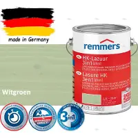 Remmers HK Lazuur 3-in-1 [plus] Witgroen - Premium Houtbeits voor Buiten | Transparant, Sneldrogend, Oplosmiddelarm | 2,5Liter