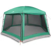 vidaXL Zwembadtent uitneembare buiten- gaaswanden 618x532 cm zeegroen