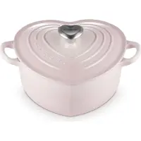 Le Creuset Gietijzeren Braadpan Hart Roze