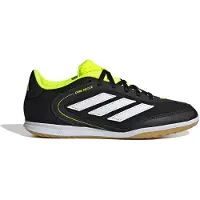 Adidas Jongens Copa Court League IN Zaalvoetbalschoenen Core Black/Cloud White/Lucid Lemon