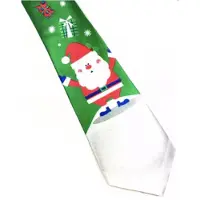 Charme Bijoux Stropdas -Kerstman- Kerst- groen-