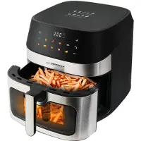 Esperanza EKA005 Friteuse, 8 liter, 1600W, roestvrij staal, vetvrij