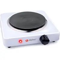 Alpina Kookplaat 1-zone 1000w