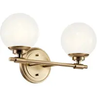 Kichler LED Wandlamp Benno | 2X E27 Max 3W | Champagne Bronze