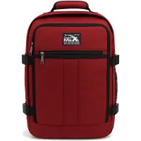 Cabin max CabinMax Metz Reistas – Handbagage 24L Wizz Air – Rugzak Transavia - Schooltas - 40x30x20 cm – Compact Backpack – Lichtgewicht – Rood