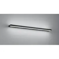 HELESTRA LED-wandlamp Slate, zwart, Badkamer, Aluminium, Modern, LED wandlamp