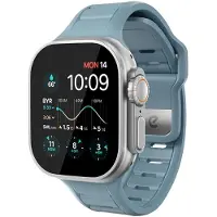 KEYBUDZ Journey FKM Apple Watch Bandje Blauw