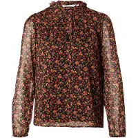 ONLY Blouse 'ONLDITSY' lila / oranje / lichtrood / zwart