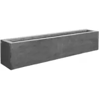 Pottery Pots Bloempot Natural Jort Middle High Grey 200 x 30 x 40 cm
