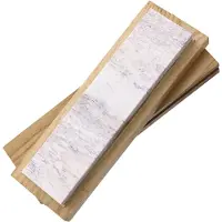 Lansky Soft Arkansas 8x2 LBS8SW natuurslijpsteen met houten opbergdoos, 20 cm