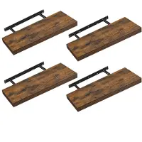 Vasagle Wandrek met zwevende planken voor decoratie en opbergruimte